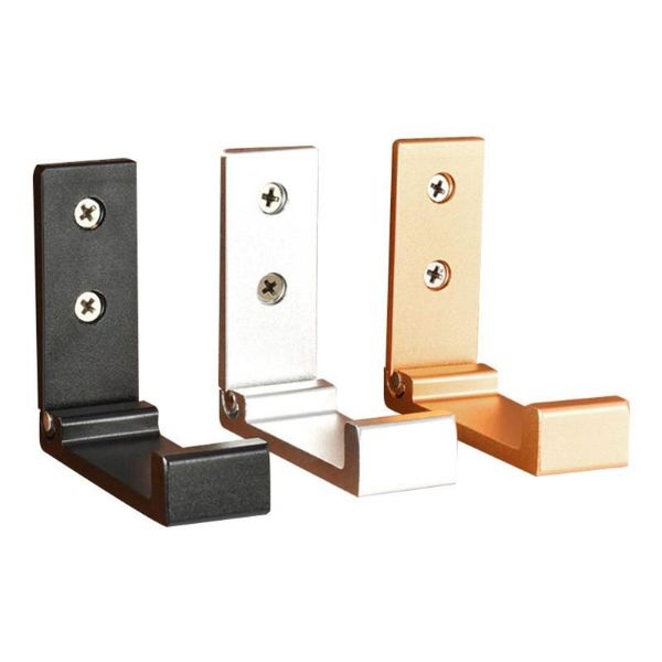 

robe hooks 3pcs hook wall hanger gold silver black collapsible waterproof heavy load rack aluminum alloy