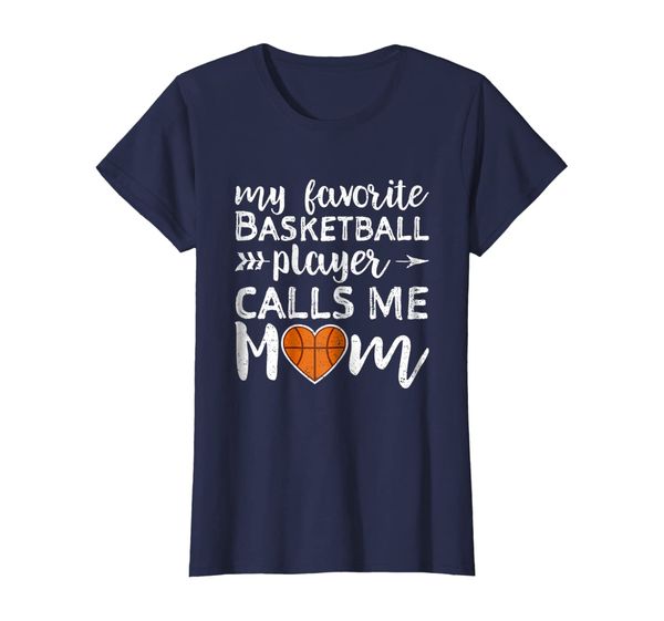 

Womens My Favorite Basketball Player Calls Me Mom Shirt, Mainly pictures