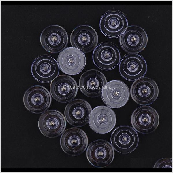 

notions tools apparel drop delivery 2021 100pcs diy plastic bobbin for singer 21x8mm domestic sewing hine ilmag, Black