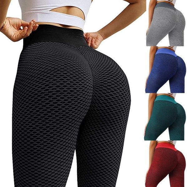 

yoga outfit seamless fitness women leggings fashion patchwork print high waist elastic push up ankle length polyester