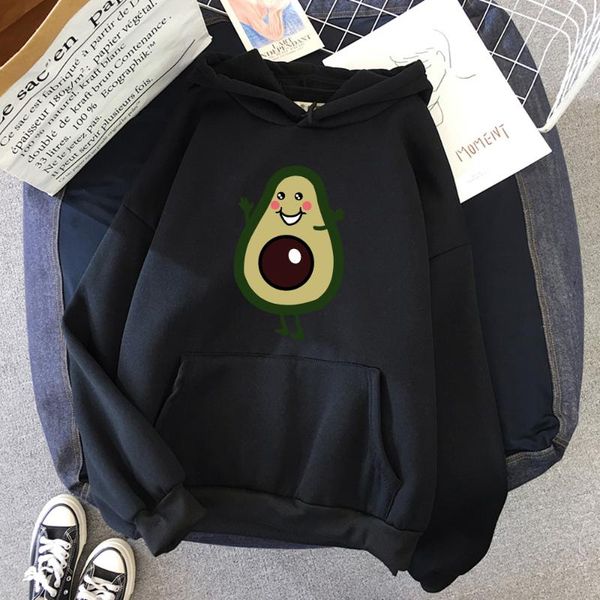 

women's hoodies & sweatshirts cute plant cartoon style sweatshirt 90s graphic female women korean kawaii anime harajuku hoodie ullzang, Black