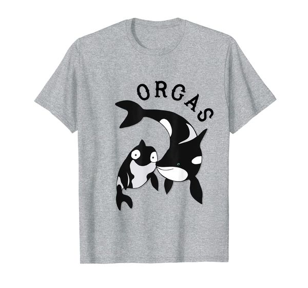 

orcas killer whales jumping over ocean waves t-shirt, White;black