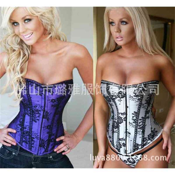 

/ a014 fun underwear body shaping garment court corset vest, Red;black