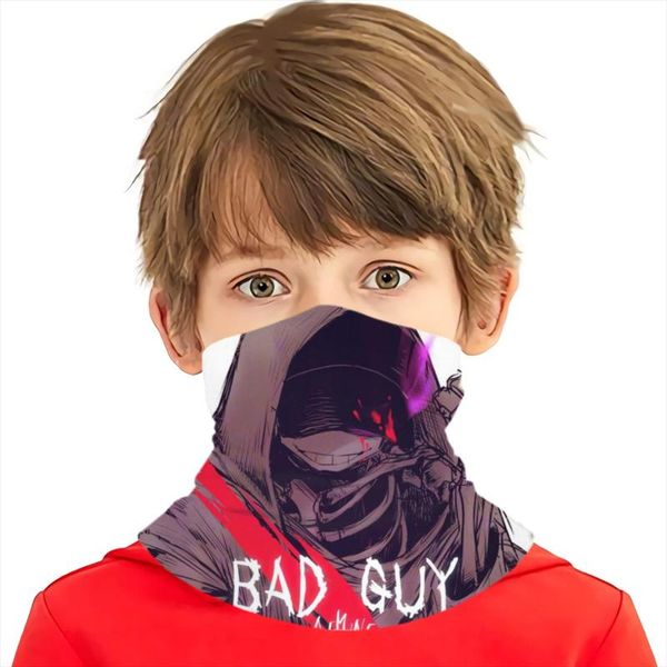 

scarves 2021 undertale multi-function scarf funny adult/children fishing toys women/men, Blue;gray