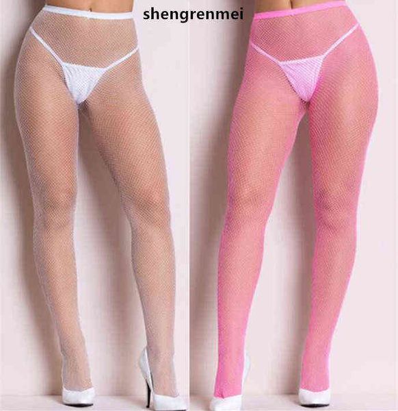 

shengrenmei new stockings women fashion pantyhose ladies mesh plus size tights lingerie tights 2019 medias dropshipping y1130, Black;white