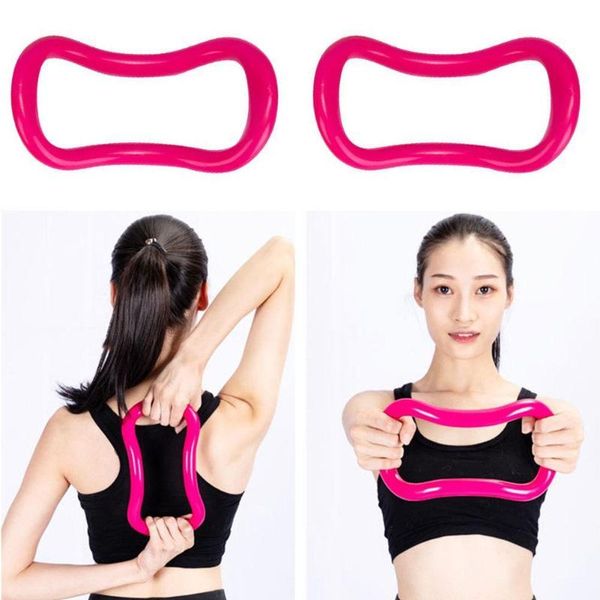 

1pcs yoga ring equipment circle pilates workout loop waist shoulder fitness bodybuilding for home training accessories resistance bands