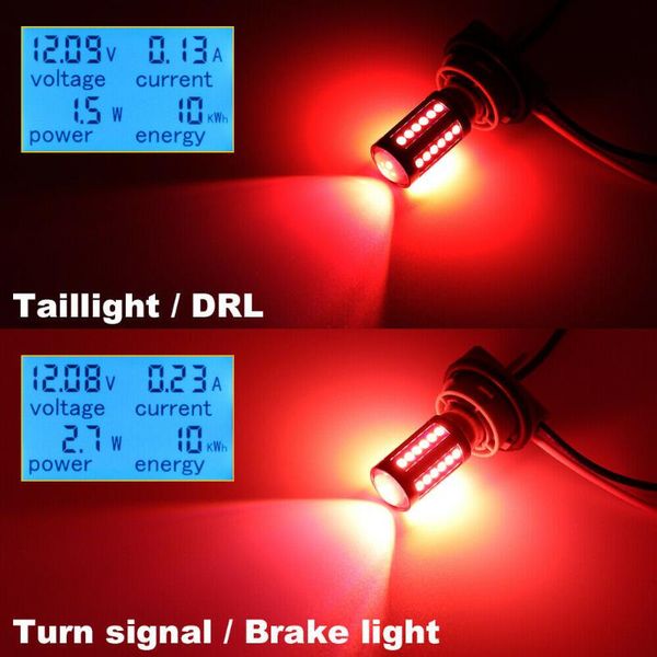 

emergency lights 1157 bay15d cob led light bulb 2pcs car dc/ac 12v-24v lamp super bright