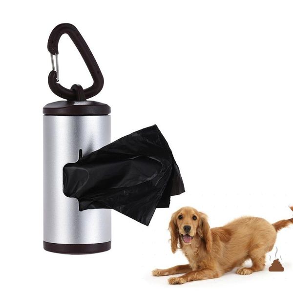 

cat carriers,crates & houses colorful pet poop holder dog waste dispenser aluminum alloy tube includes 15pcs bags refillable