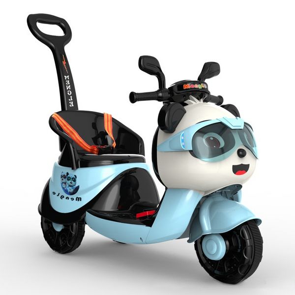 Детский электрический мотоцикл трехколесный велосипед зарядки для мальчиков и малышей с дистанционным управлением для женской детской игрушечной машины