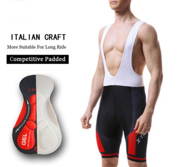

x-tiger whole black bicycle men outdoor wear 5d coolmax gel padded riding bib shorts cycling, Brown;gray