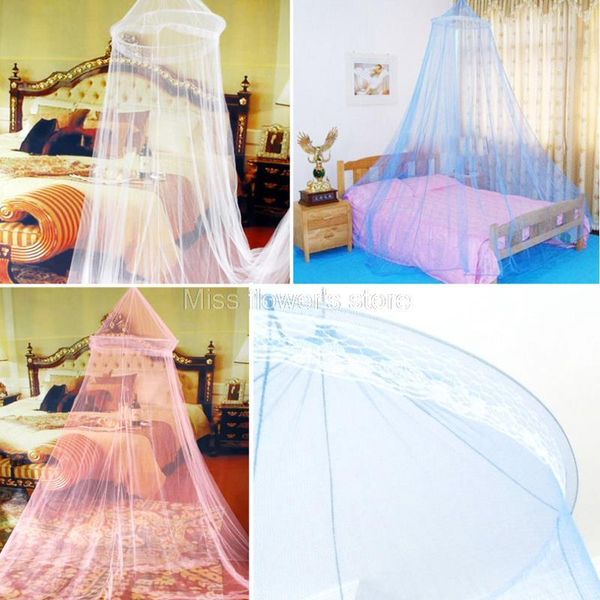 

mosquito net 1 pcs elegant lace bed netting curtain mesh canopy princess round dome