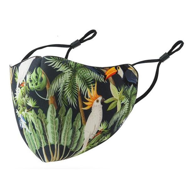 

winter printing dustproof outdoor straight breathable hanging ear mask