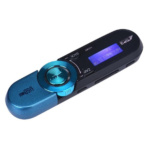 

& mp4 players lcd usb card mp3 player 16 gb screen radio music fm tv flash (blue)