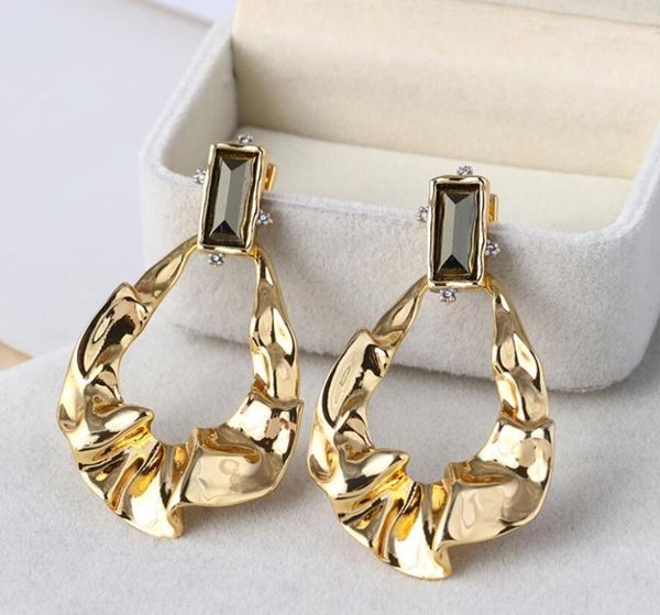 

earrings & necklace csxjd 2021 luxury metal crystal female, Silver