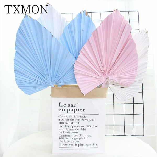 

decorative flowers & wreaths nordic style natural cattail fan leaf dried flower palm sunflower wedding home decoration arrangement material