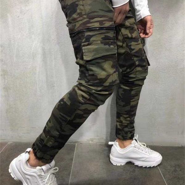 

men's pants trouser mens camouflage pencil spring autumn designer j qk26, Black