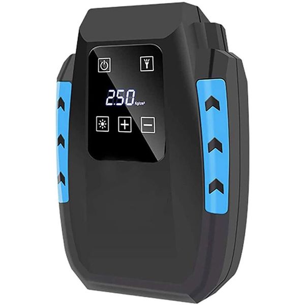 

bike pumps 22-cylinder portable air bicycle pump inflator electric handheld tire with digital display led light for