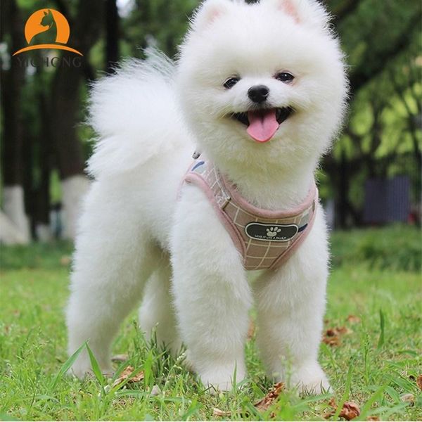 

dog collars & leashes yichong pet leads traction rope chest straps vest mesh breathable harness small medium dogs cat adjustable leash yh165