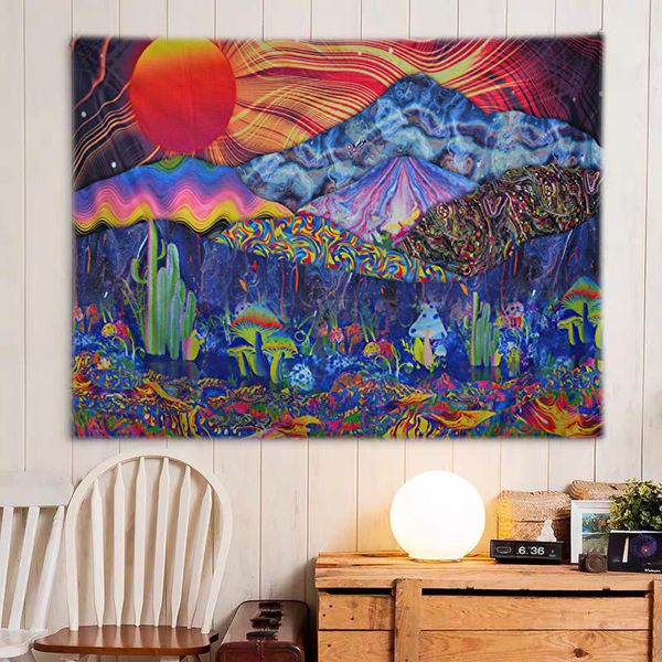 

tapestry psychedelic wall blanket background cloth male and female dormitory