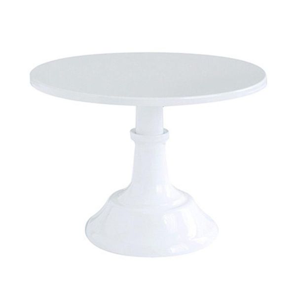 

kitchen storage & organization metal iron cake stand round pedestal dessert holder cupcake display rack bakeware white birthday wedding part