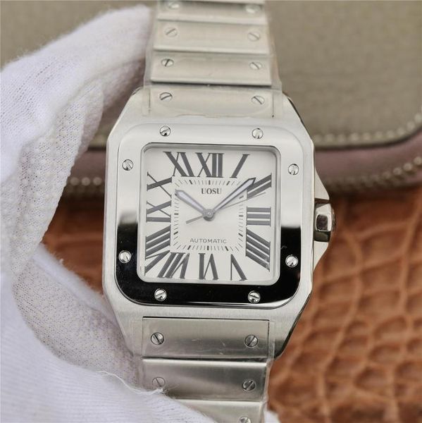 

wristwatches uosu selling 1:1 men watch 316 stainless steel strap 35-38mm w200737g, Slivery;brown