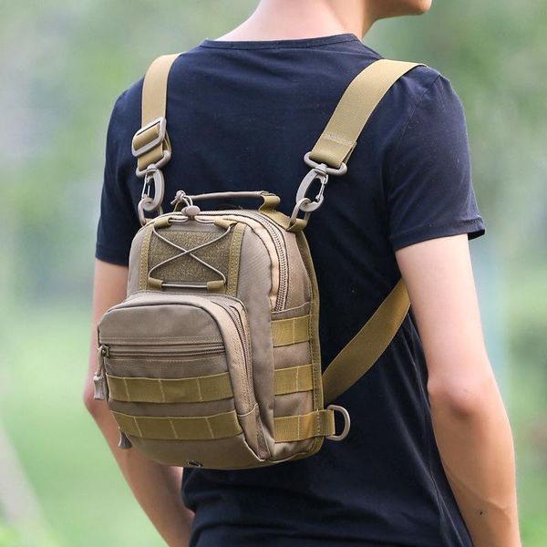 

outdoor bags 1000d nylon tactical military v8 sling chest daypack backpack shoulder bag for hunting, camping and trekking