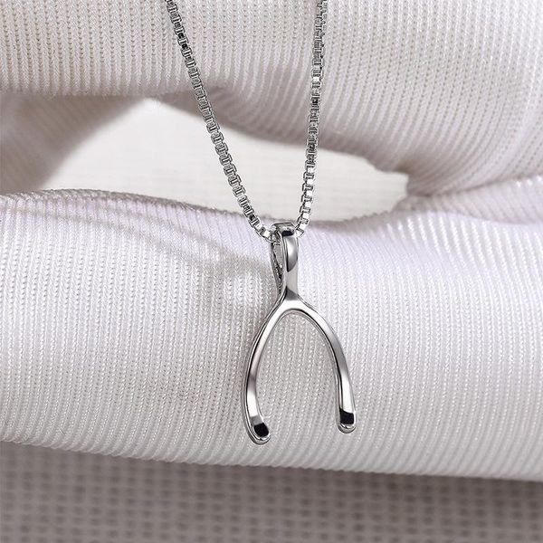 

pendant necklaces korean trendy simple silver plated geometric for women fashion jewelry link chains daily wear party gift