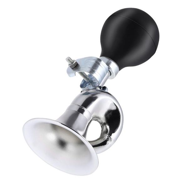 

bike horns besportble practical loud horn handlebar alarm ring cycling bell mountain bugle trumpet