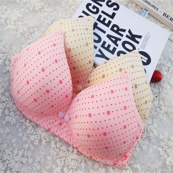 

pregnant women underwear breast feeding nursing bra flower breastfeeding maternity bra front poppers nursing bras for mothers 2640 q2, White