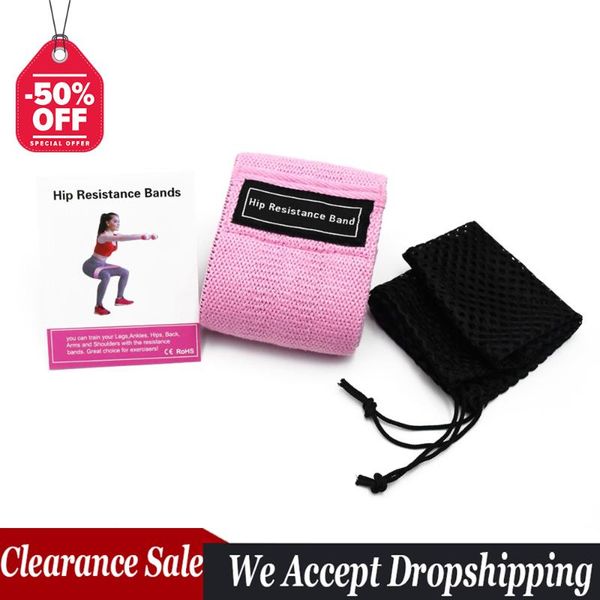 

hip circle loop resistance band workout exercise for legs thigh fitness rubber elastic equipment drop bands