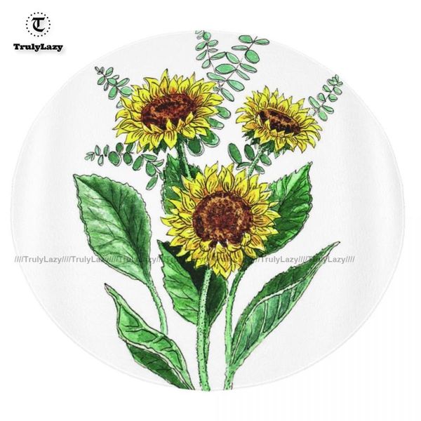 

blankets sunflower blanket decorative round fleece outdoor super soft fashion bedspread