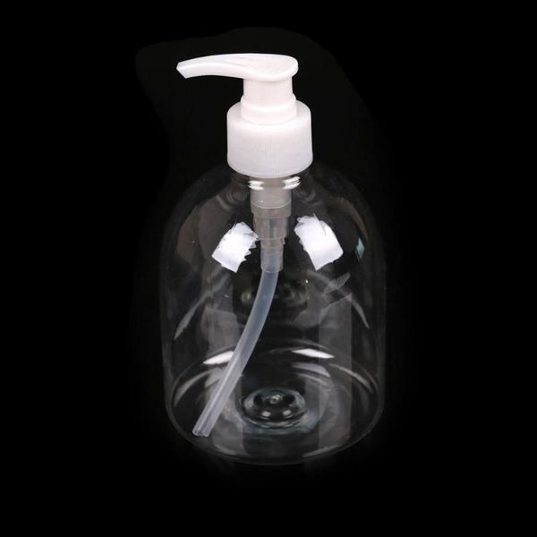 

500ml plastic bathroom el liquid soap foam dispenser clear make up shampoo lotion containers cleanser bottles storage & jars
