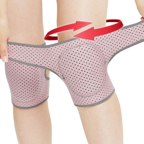 

pair kids knee support brace dance yoga tennis sport gym workout skating breathable mesh adjustable thick sponge kneepad elbow & pads, Black;gray