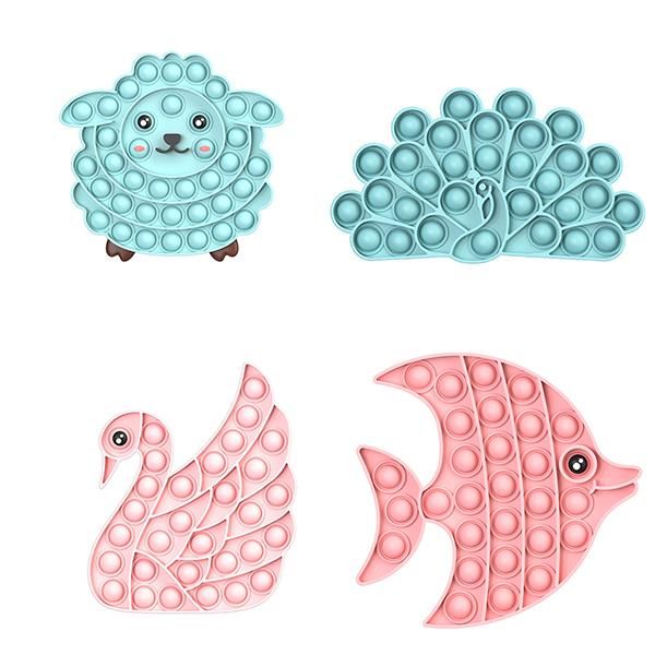 

push it fidget toys finger bubble silicone puzzle decompression toy gift