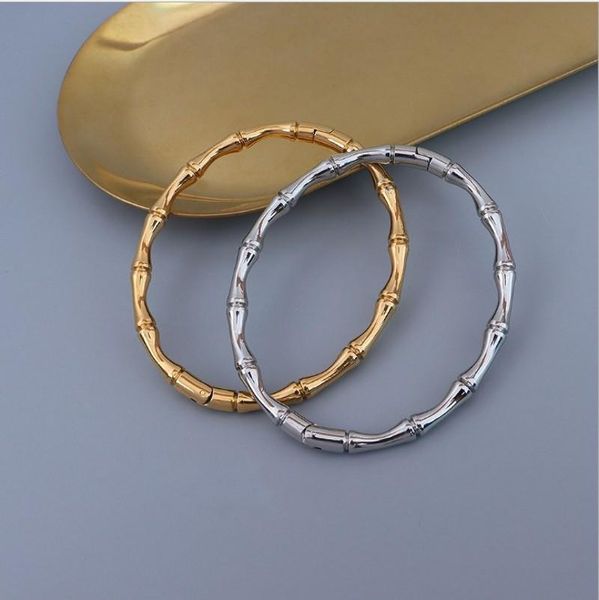 

bangle elegant bamboo shape women bracelet&bangle jewelry, Black