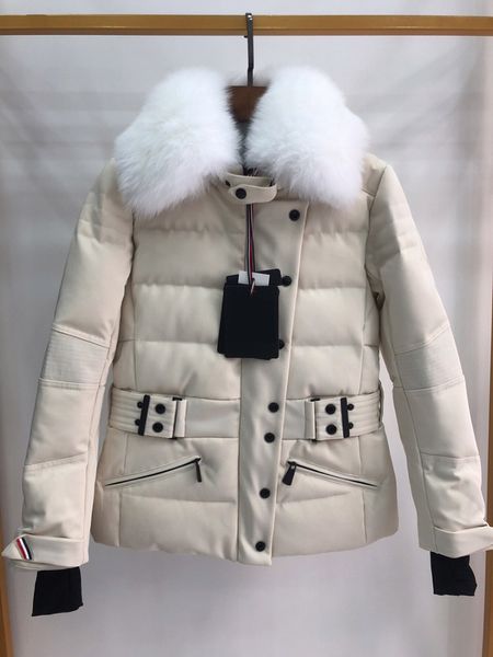 

new product short down jacket fox fur collar female northern thickened waist, windproof and warm,xqnm724 27, Black