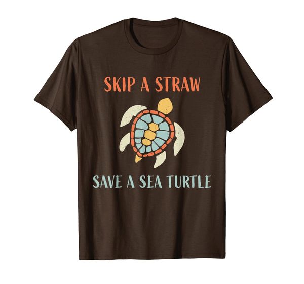 

Skip A Plastic Straw Save A Sea Turtle - Save Oceans Life T-Shirt, Mainly pictures