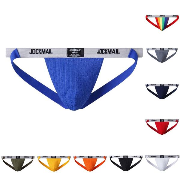 MUITOPANTES MENINO MENH MENINO RECIMENTO DE RECIMENTO DESLIGADO BIG BIG MEN MEN Sports Sports Rainbow Mens Thong Ropa Interior Hombre