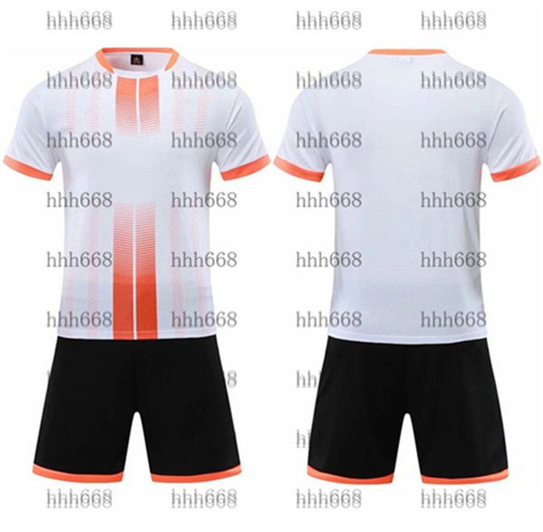 

2021 010224 football wear sets tracksuit short sleeve match training suit children's team jersey number logo customization 23, Black;white