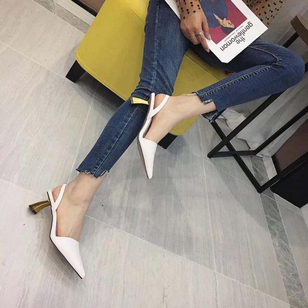 

web celebrity word buckle fairy with summer wind style shoes in the han edition joker skirt sandals, Black