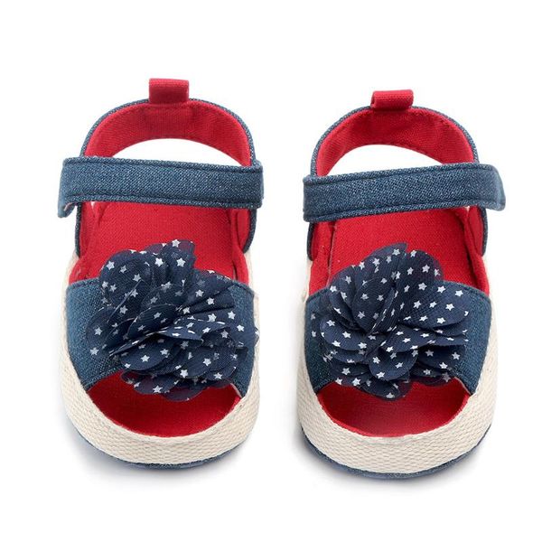 

summer baby girl shoes non-slip floral flower toddlers born infant sandals soft crib walkers 0-18m first