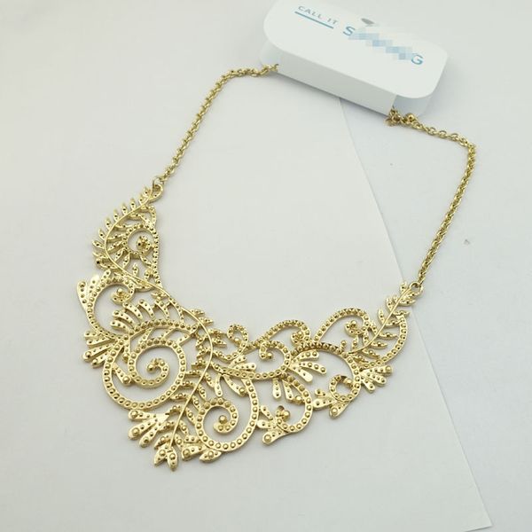 

gold plated alloy necklace undertake large, medium and small orders, Silver