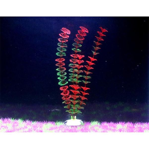 

decorations 1pcs 30cm high aquarium plants decoration artificial plastic fish tank