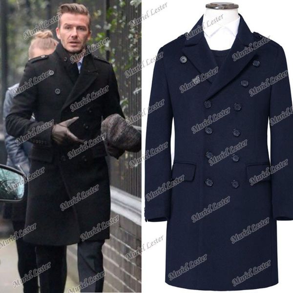 

men's suits & blazers autumn/winter tweed wool blends men jacksts tailor-made double breasted overcoat groom wear blazer veste costume, White;black