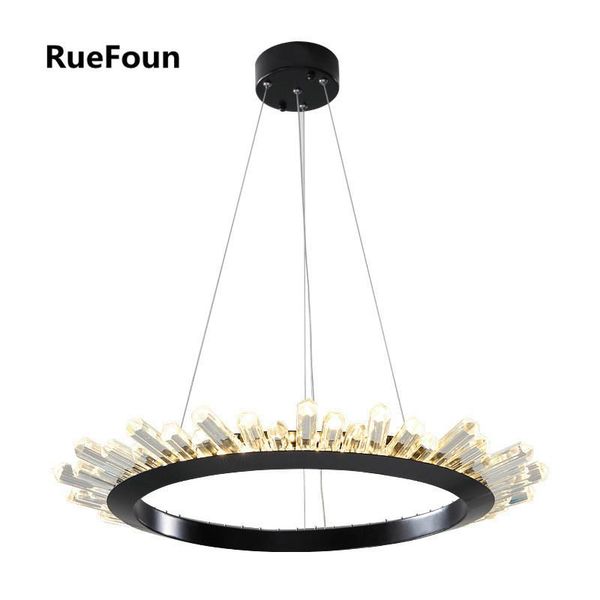 

nordic postmodern simple chandelier creative personality living room bedroom designer led iceberg crystal lighting pendant lamps