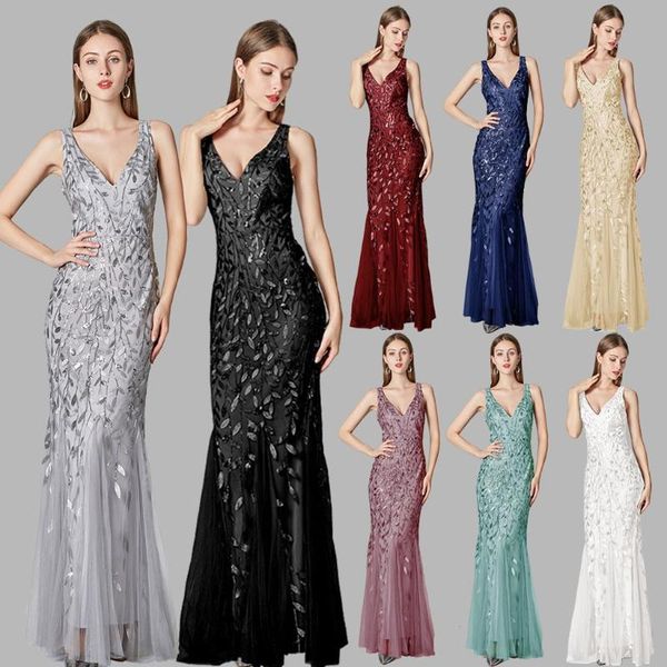 

women summer dress 2021 sequin sleeveless casual bandage bodycon dresses evening party vestidos 2xl#j30, Black;gray