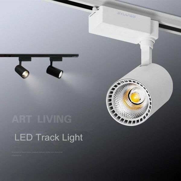 

modern track light cob led lighting aluminum ceiling rail lamp spotlights for kitchen shop office fixture lights