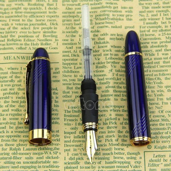 

jinhao x450 fountain pens medium nib pen gold trim quality chic writing gift