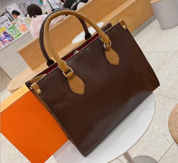 

fashion 2022 onthego m44925 m44926 women designers bags genuine leather handbags messenger crossbody shoulder bag totes bag wallet