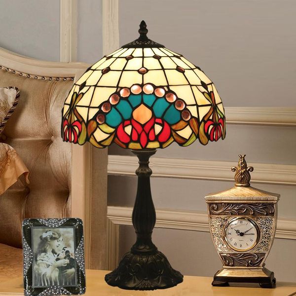 

table lamps tiffany european baroque living room bedroom bedside lamp study bar el decoration e27